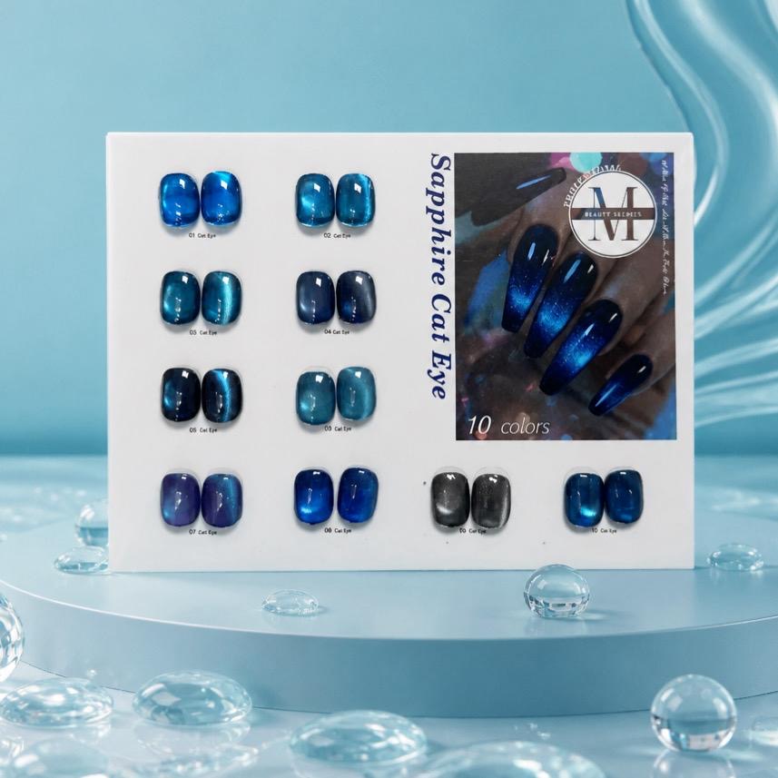 Sapphire Cat Eye — Colección 10 colores